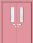 豪华楼宇门系列ST-20099医疗门-学校门（粉红色）