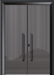 精雕铝板门ST-23017 精雕铝板门